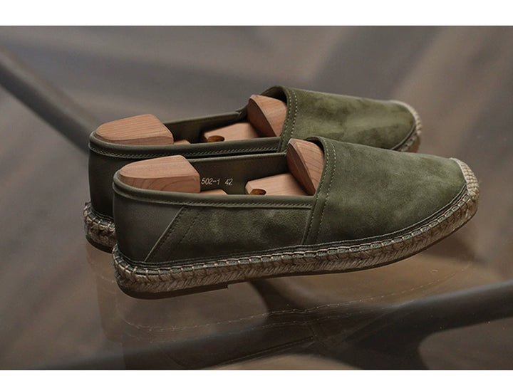 Yizhi Suede Fisherman Loafers