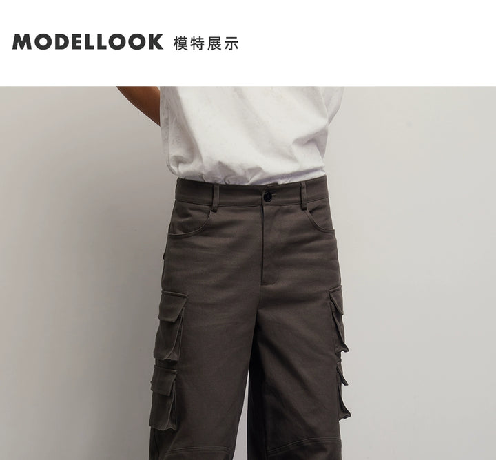 Dark Grey Cargo Pants