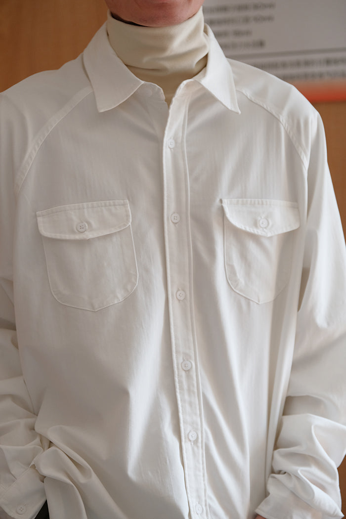 Multi-Pocket Long-Sleeved Shirt