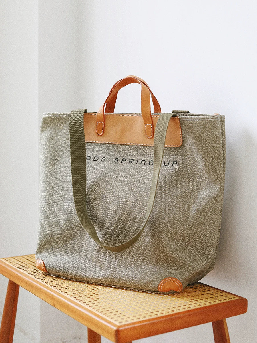 Canvas Commute Tote