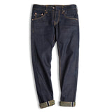 Colorful Yarn Straight-leg Cattle-raising Trousers Jeans