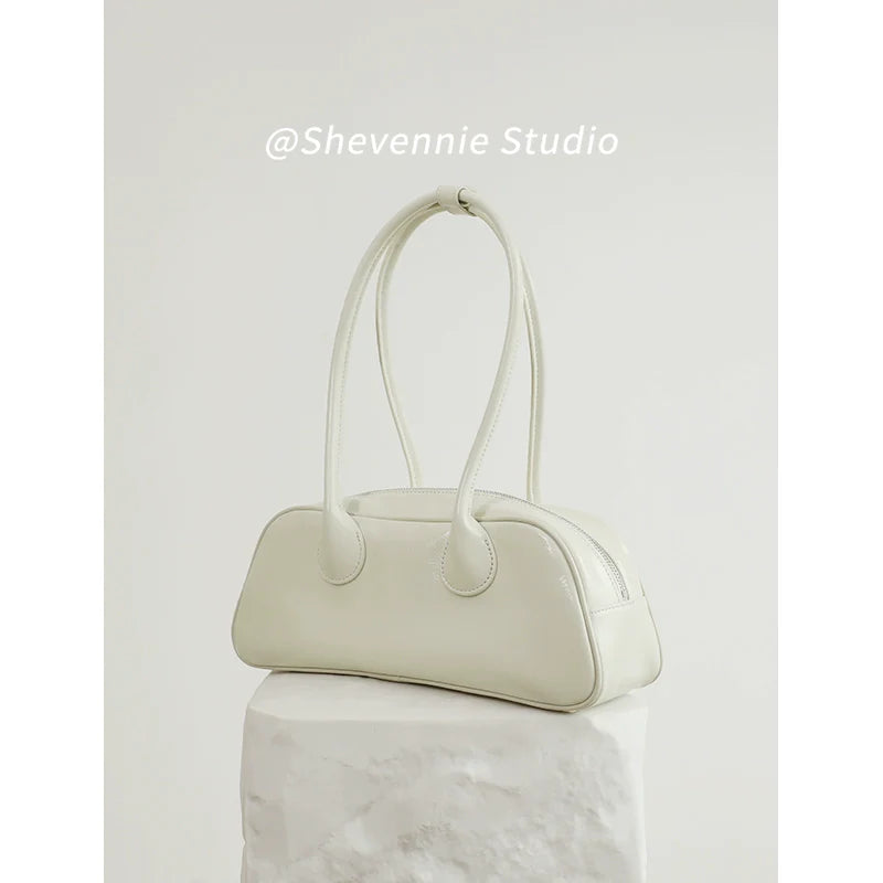 Shevennie Leather Baguette