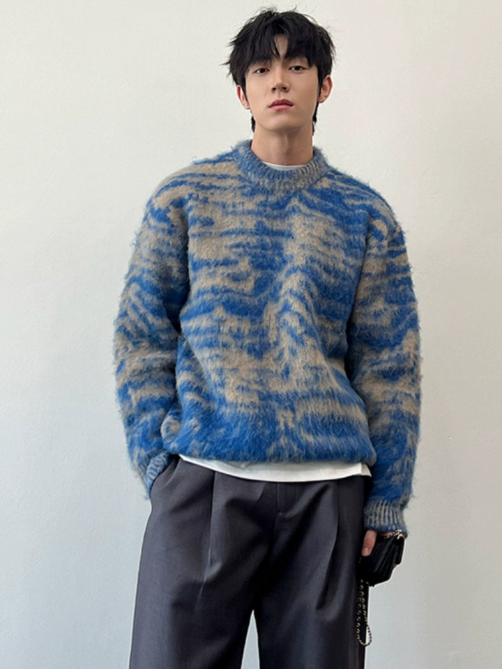 Textured Outline Sweater