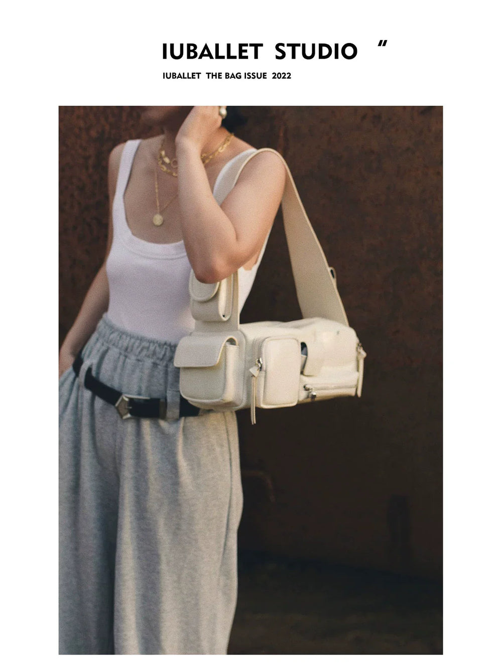 Fog Leather Shoulder Bag