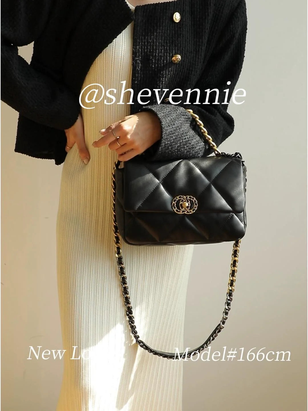 Shevennie Leather Chain Bag