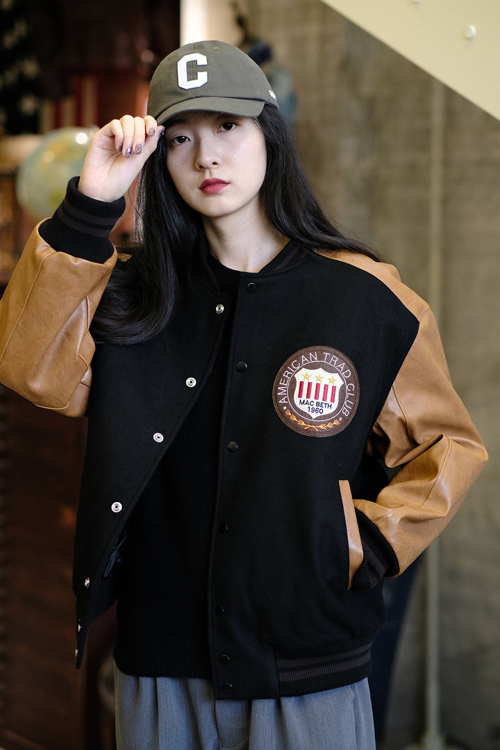 Embroidered Baseball Jacket