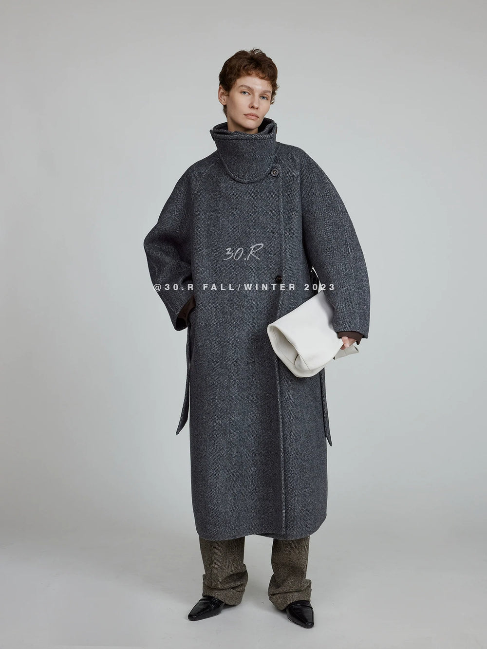 Twill Wool Overcoat