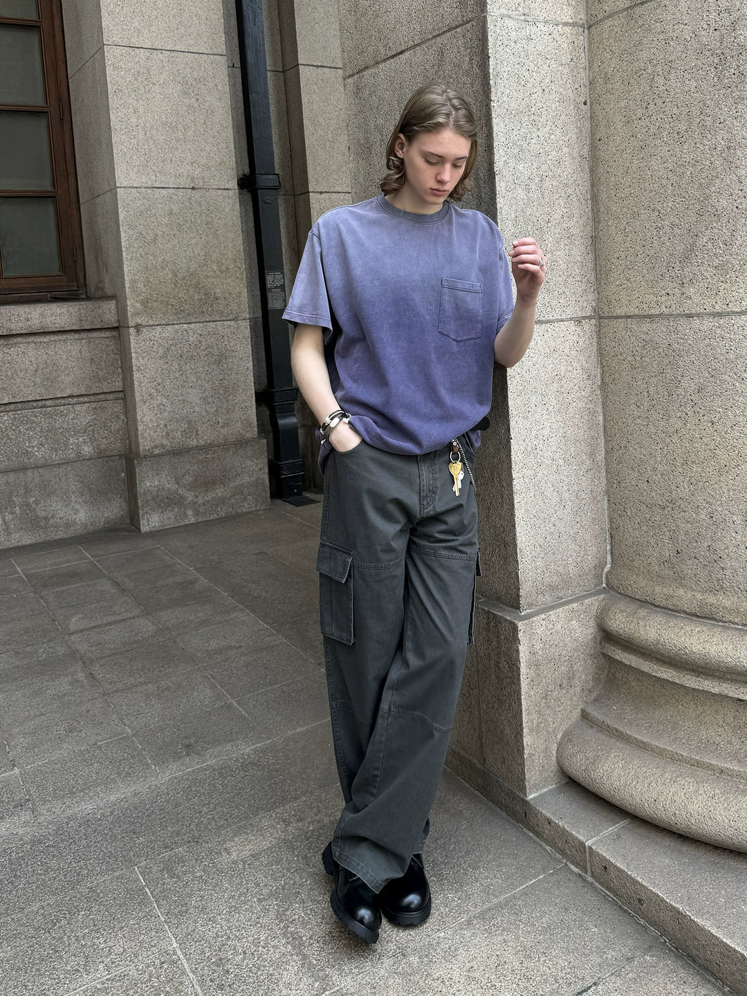 Panelled Cargo Trousers