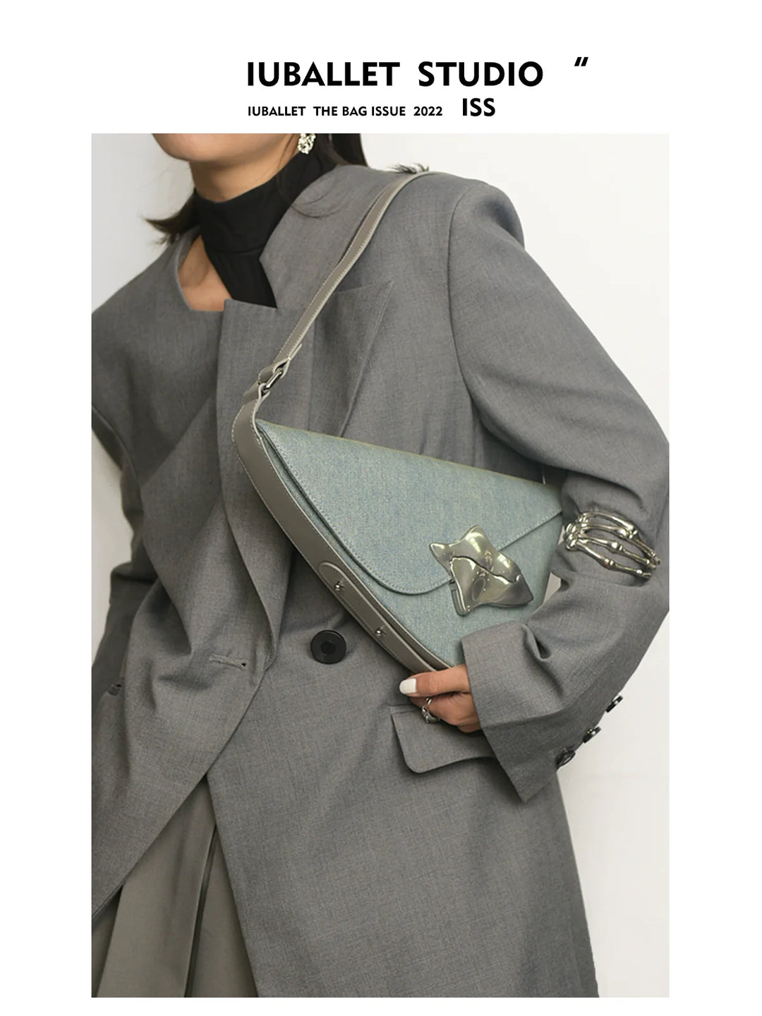 Leather Elegance Underarm Bag