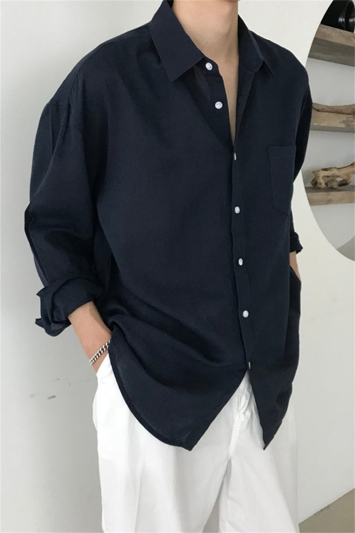 Cotton-Linen Long Sleeve