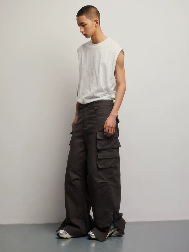 Dark Grey Cargo Pants