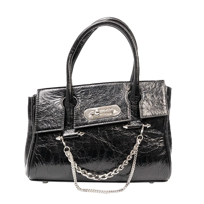 Leather Elegance Tote