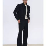 Commuting Slim Fit Bootcut Trousers in TR Blended Fabric with Drapey Appeal