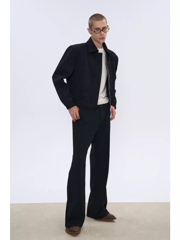 Slim Bootcut Commuter Trousers