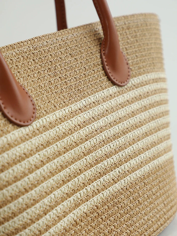 Woven Straw Tote