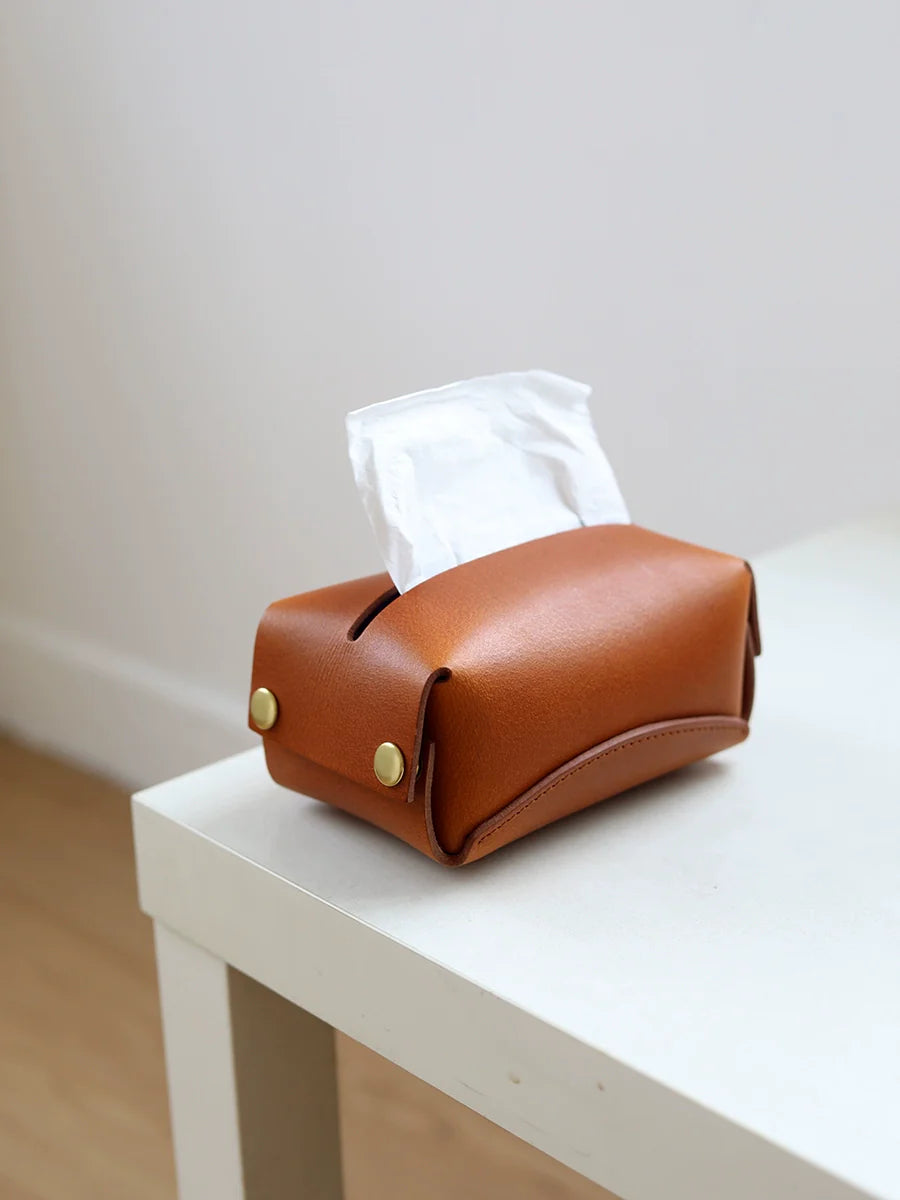 Leather Craft Tissue Box