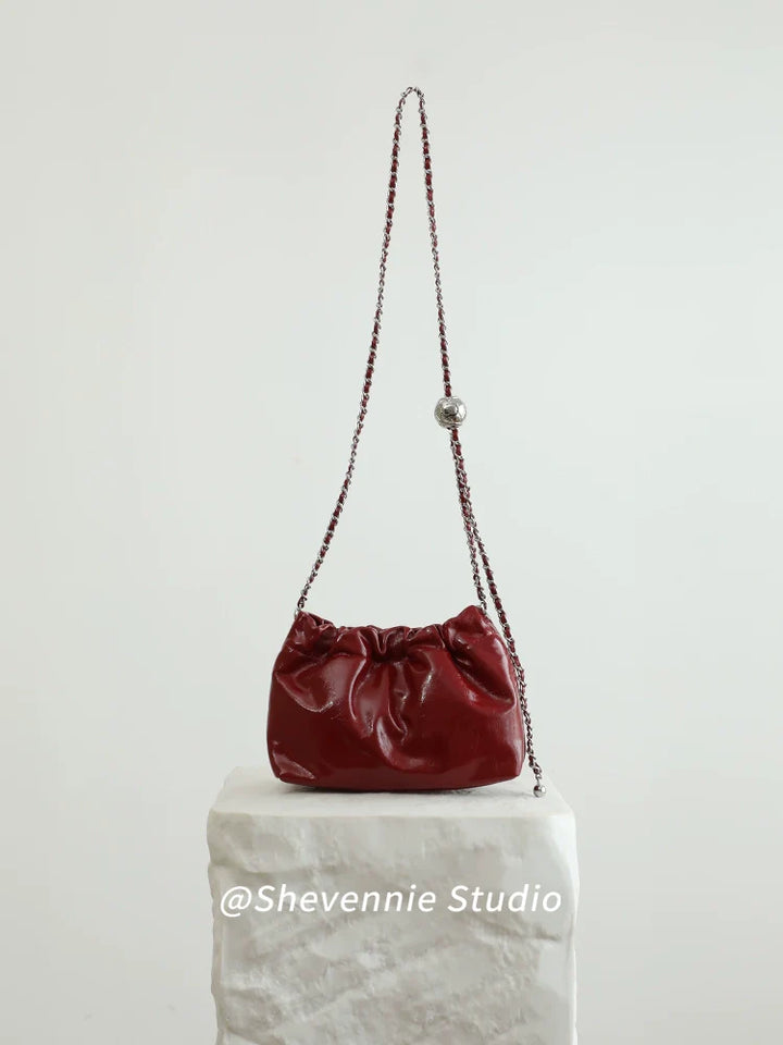 Leather Cloud Shoulder Bag