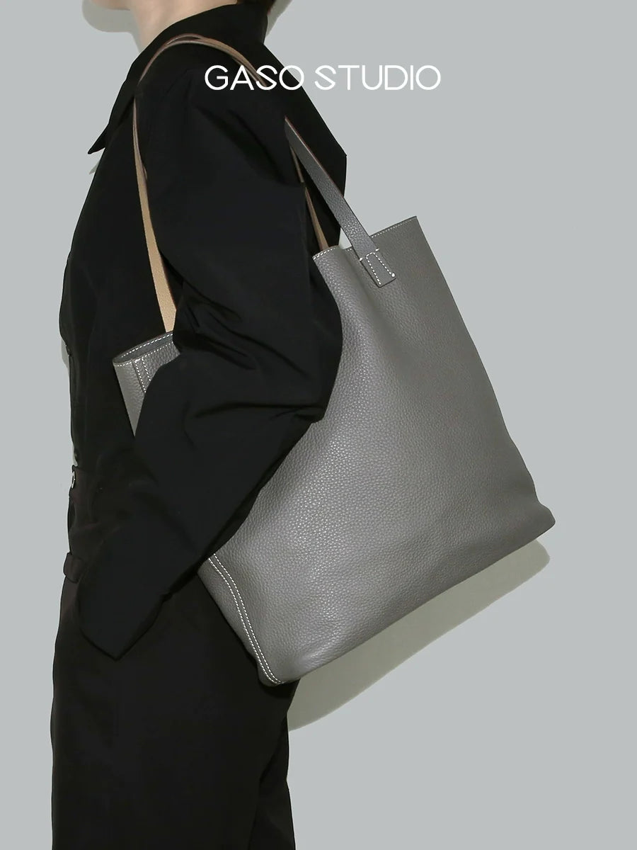 Genuine Leather Elite Tote