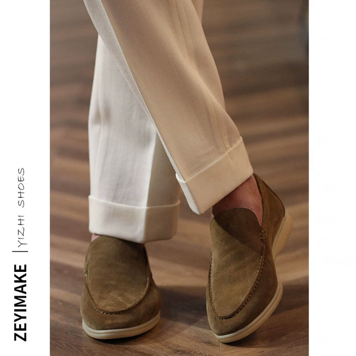 Yizhi Suede Loafers