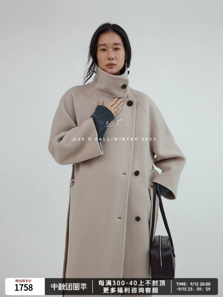 Twill Wool Overcoat