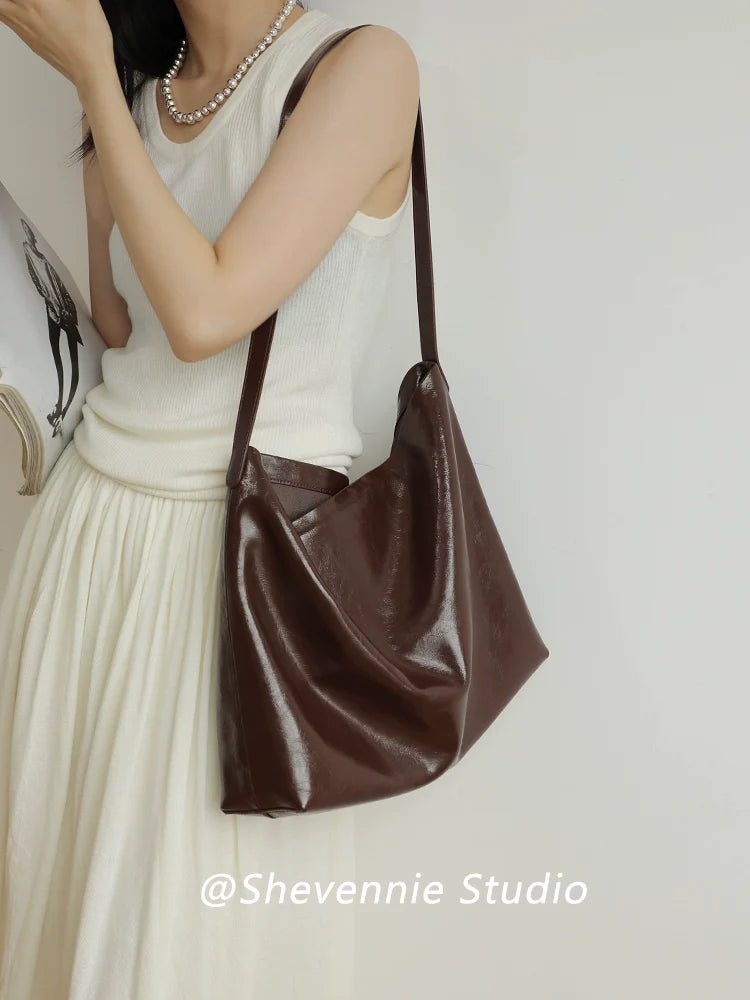 Soft Waxed Leather Tote