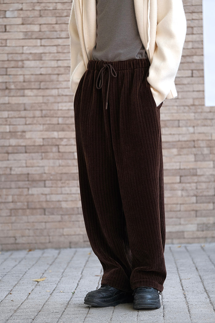 Chenille Drawstring Pants