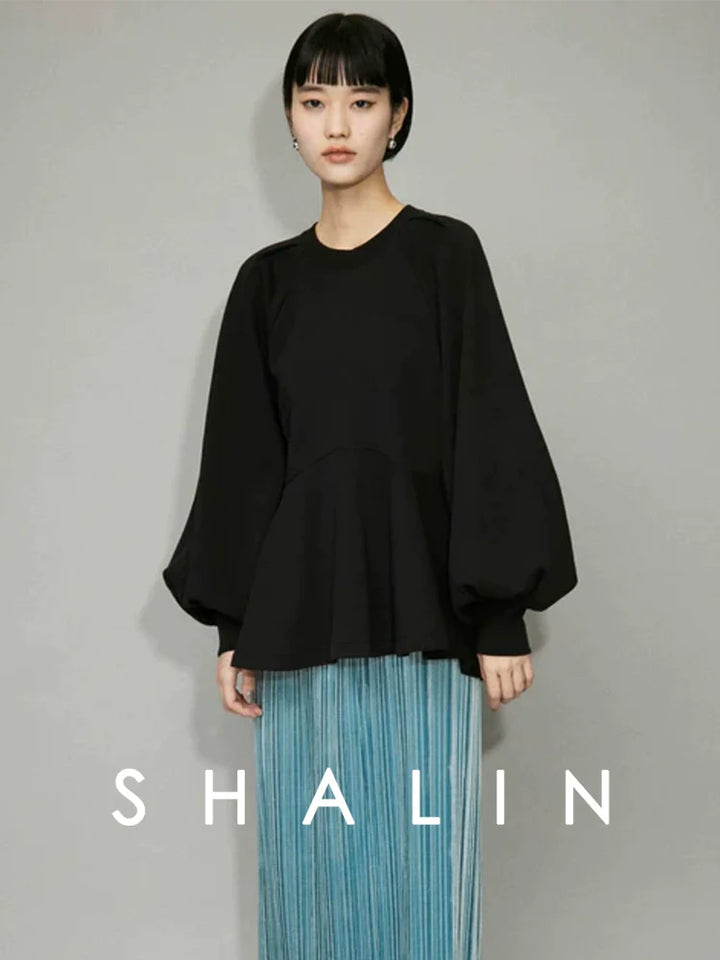 Lantern Sleeve Pullover