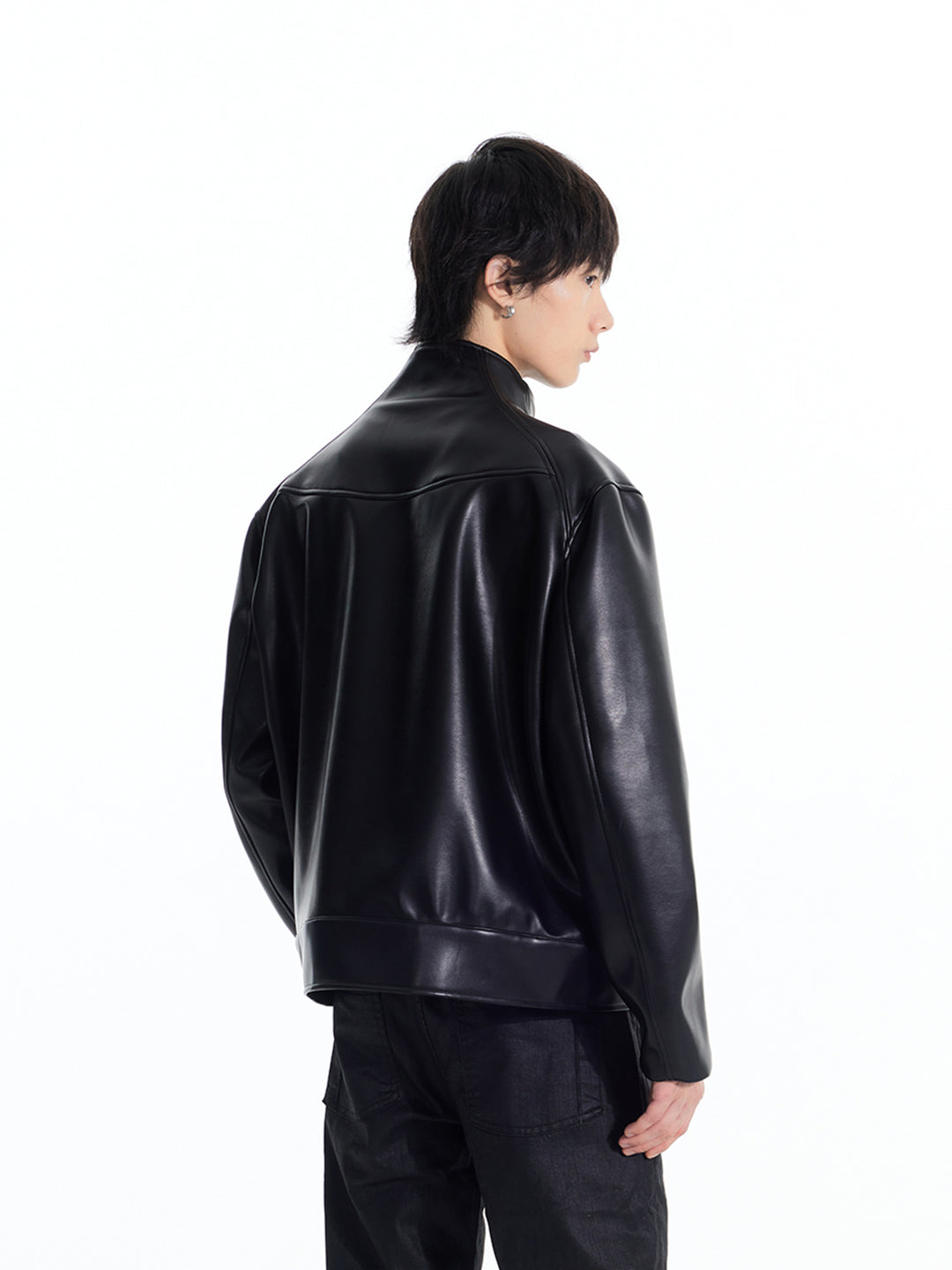 Pu Leather Motorcycle Jacket