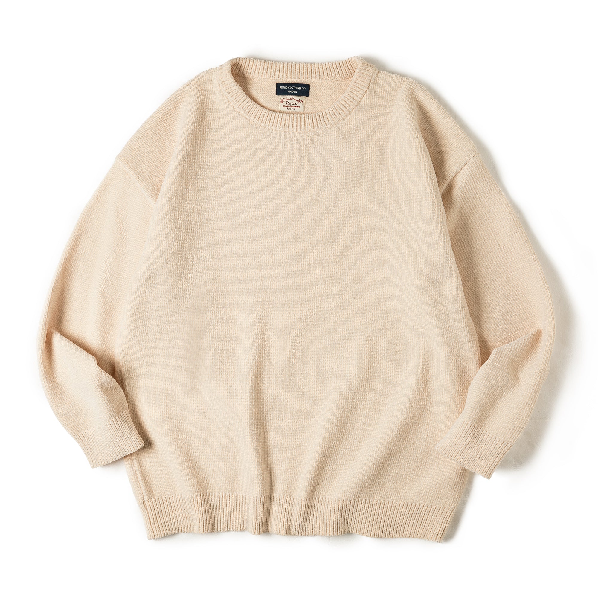 Madden Casual Chenille Sweater Warm and Lazy Men's Knitwear for Autumn/Winter