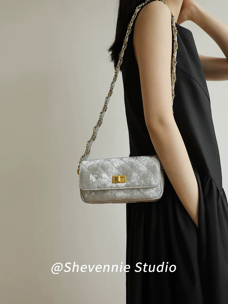 Silk Chain Mini Shoulder Bag