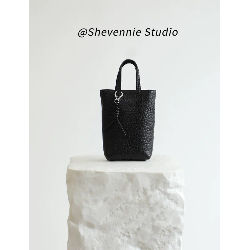 Sheepskin Bucket Shoulder Bag