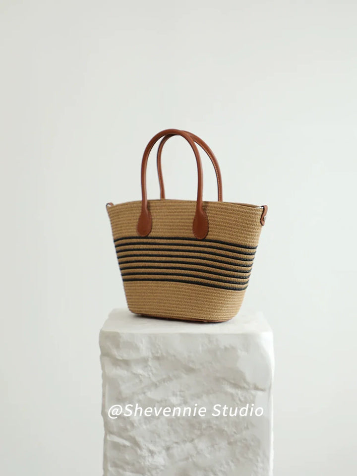 Woven Straw Tote