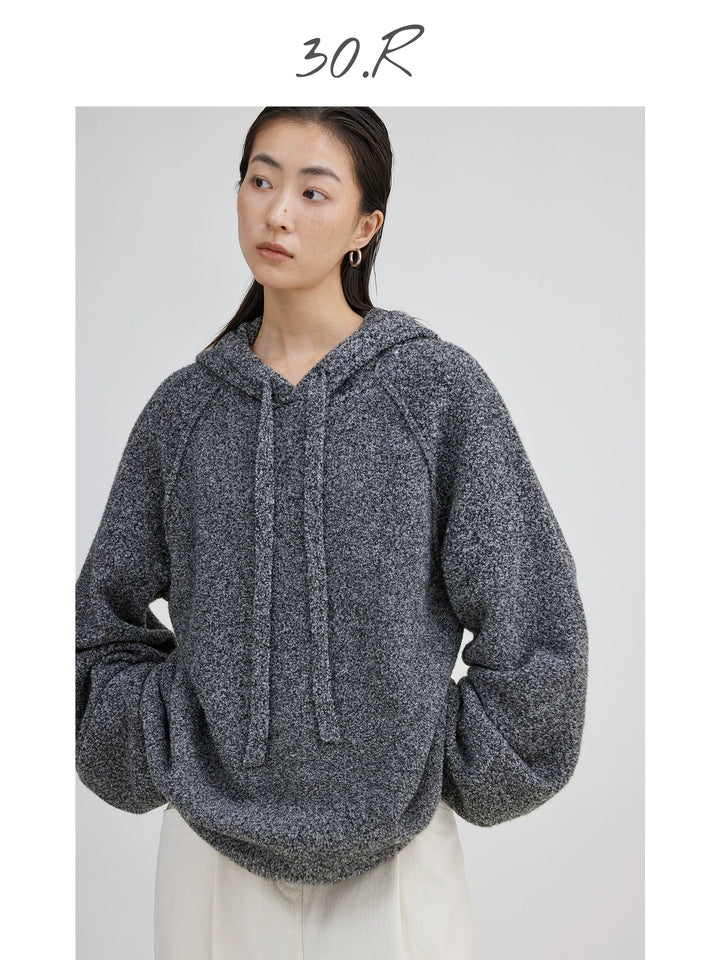 Yak Wool Hooded Sweater