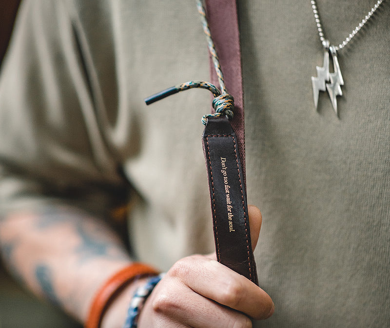 Leather Messenger Bag