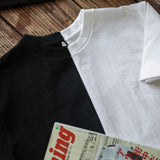 Solid Color Basic Half-sleeved Retro Tooling T-shirts