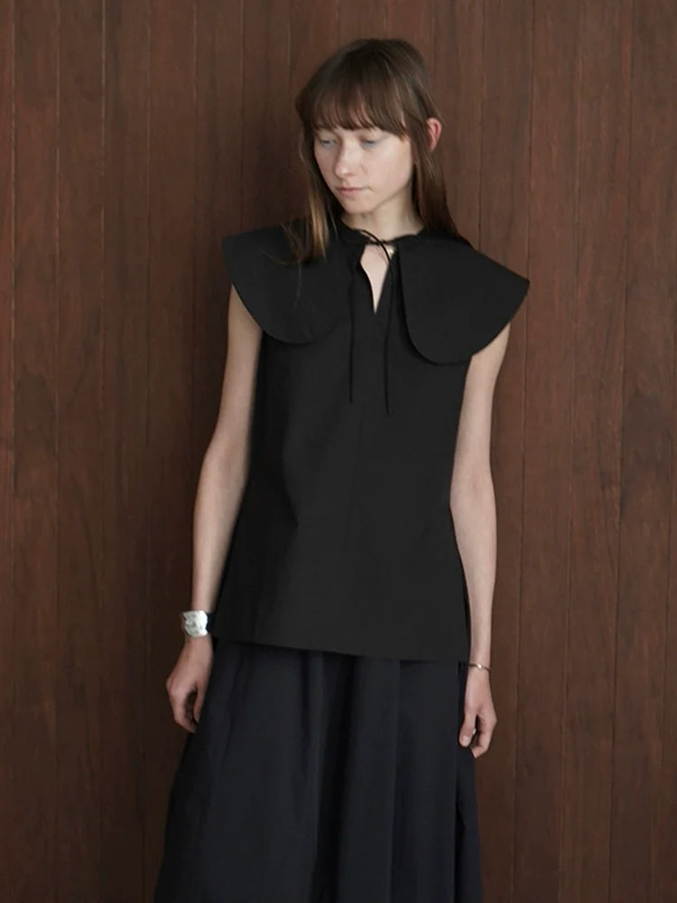 Cotton Doll Collar Shirt