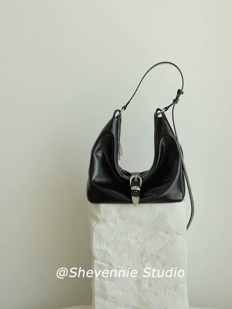 Textured Leather Tote