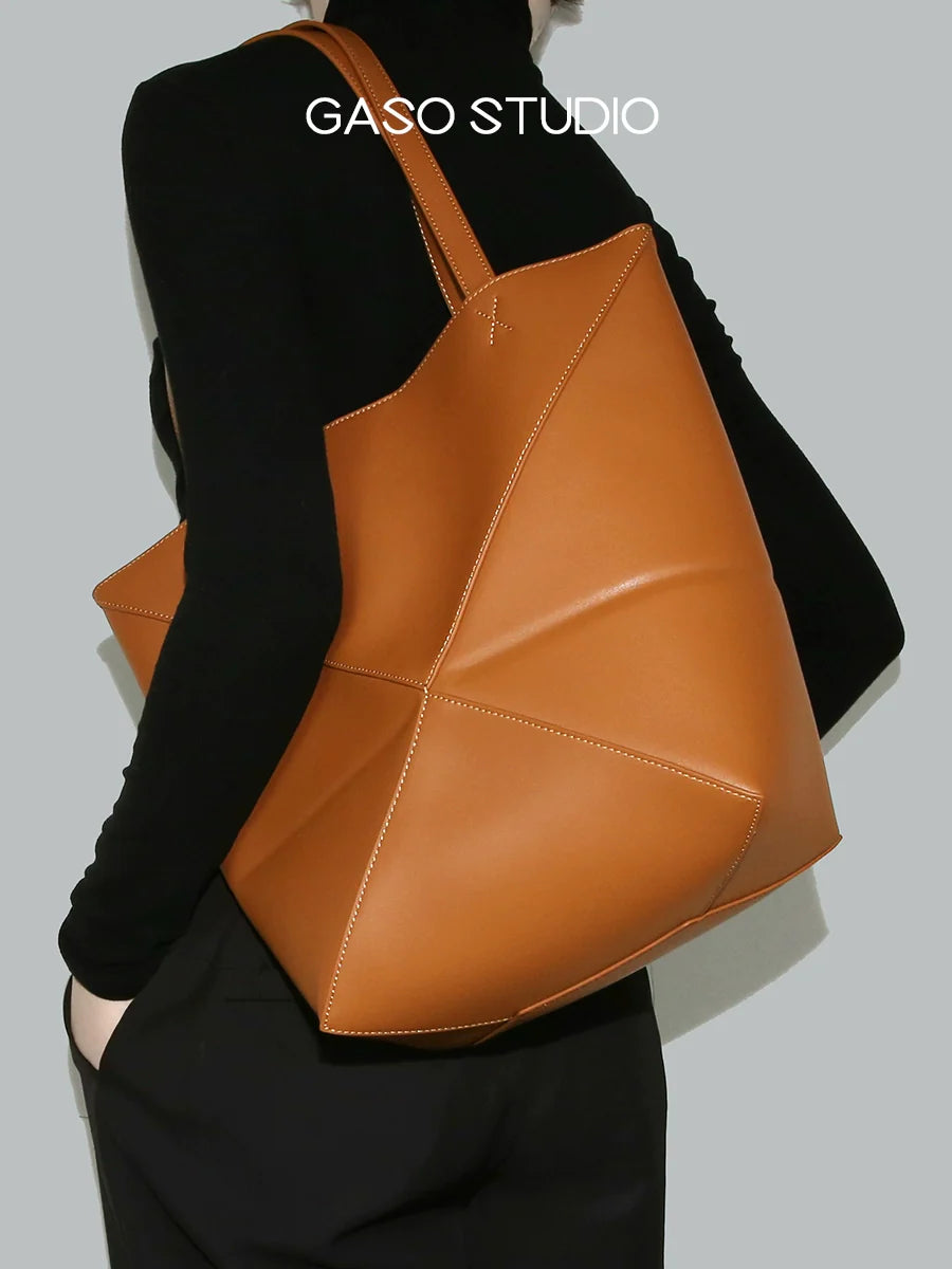 Leather Commuter Tote