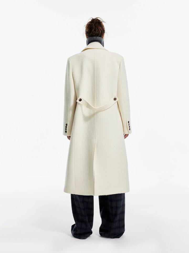 Ivory Bouclé Coat