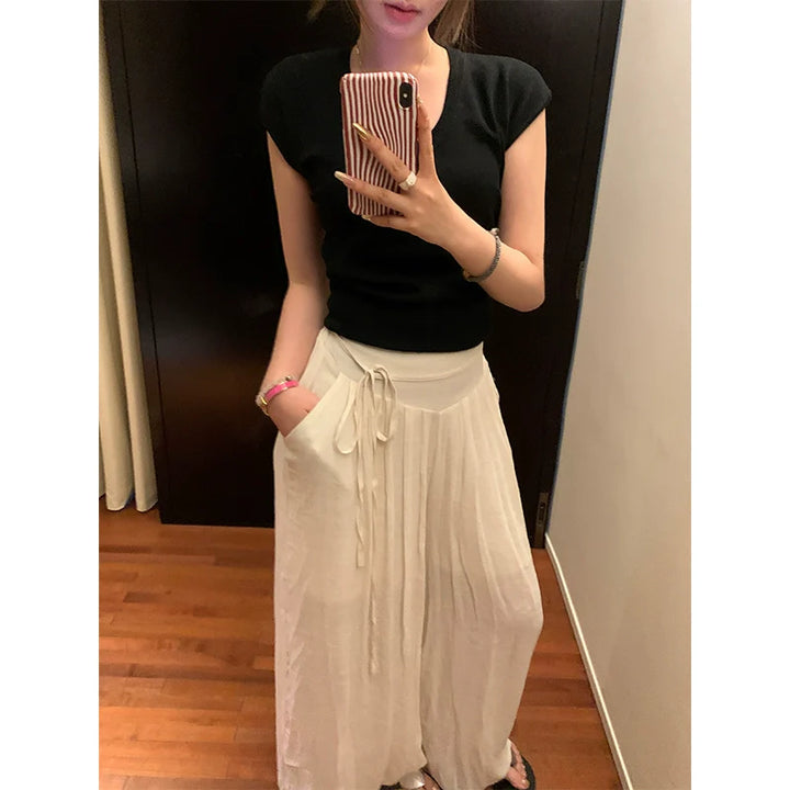 Summer Wide-Leg Pants