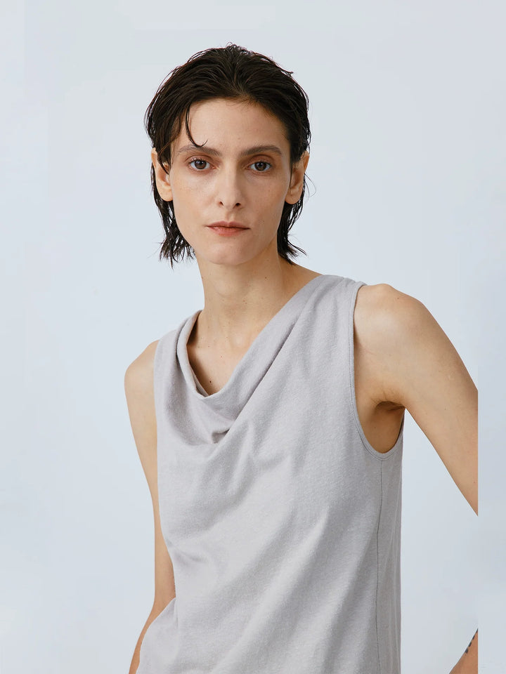 Linen Cotton Sleeveless Top