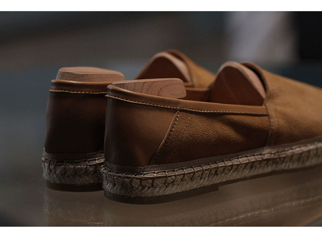 Yizhi Suede Fisherman Loafers