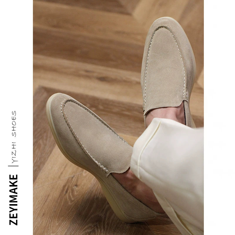 Yizhi Suede Loafers