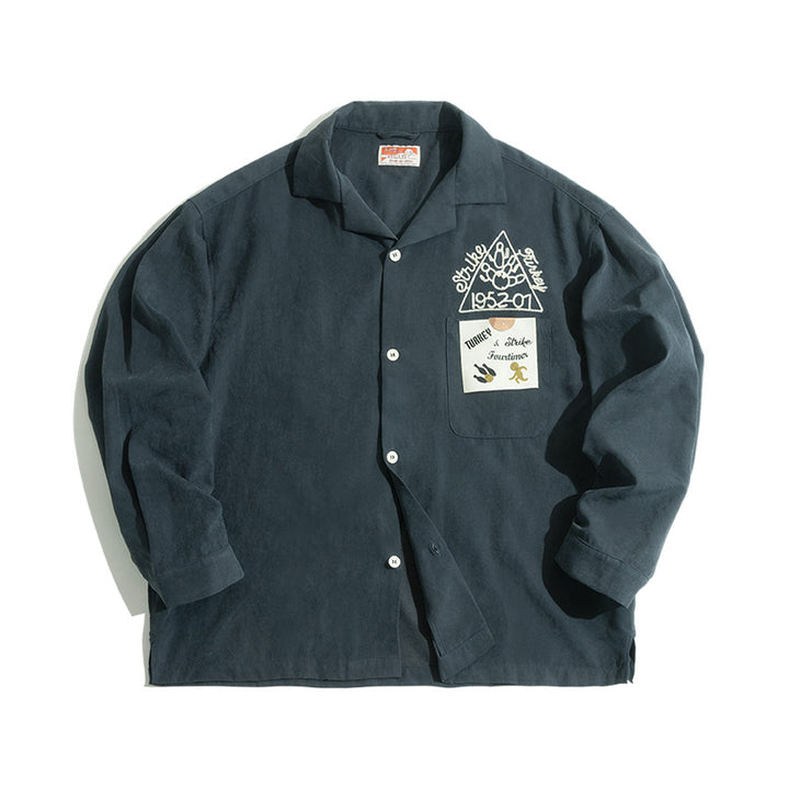 Embroidered Bowling Shirt