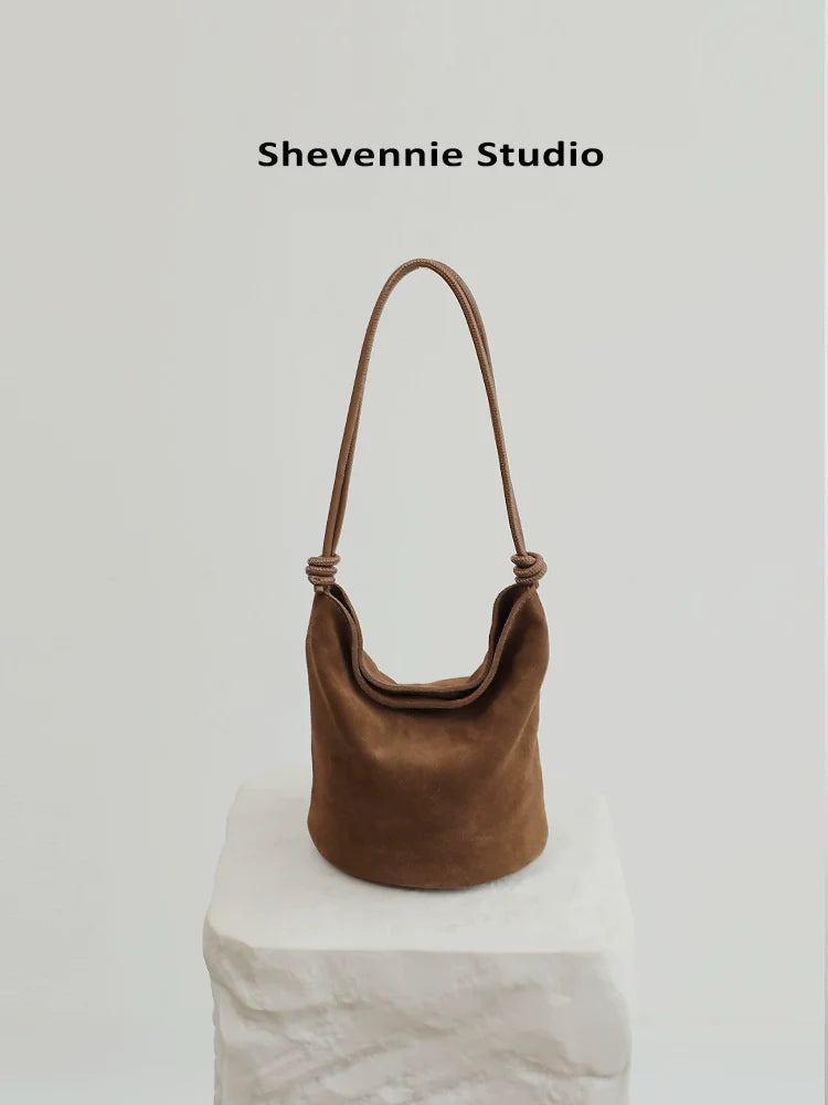 Mercer Suede Bucket Bag