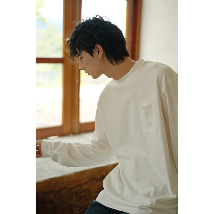 Japanese Collar Long-Sleeved Tee