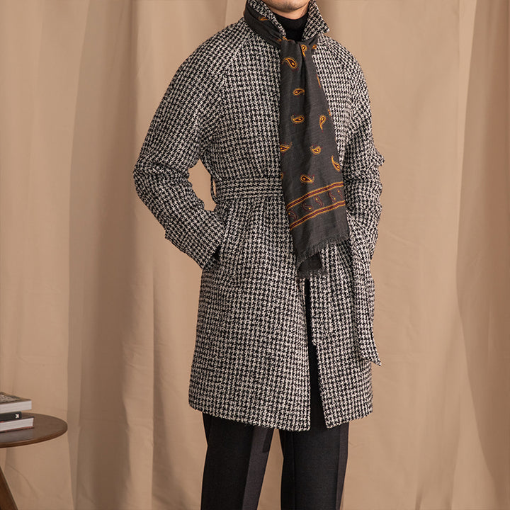 Handsome Houndstooth Coat