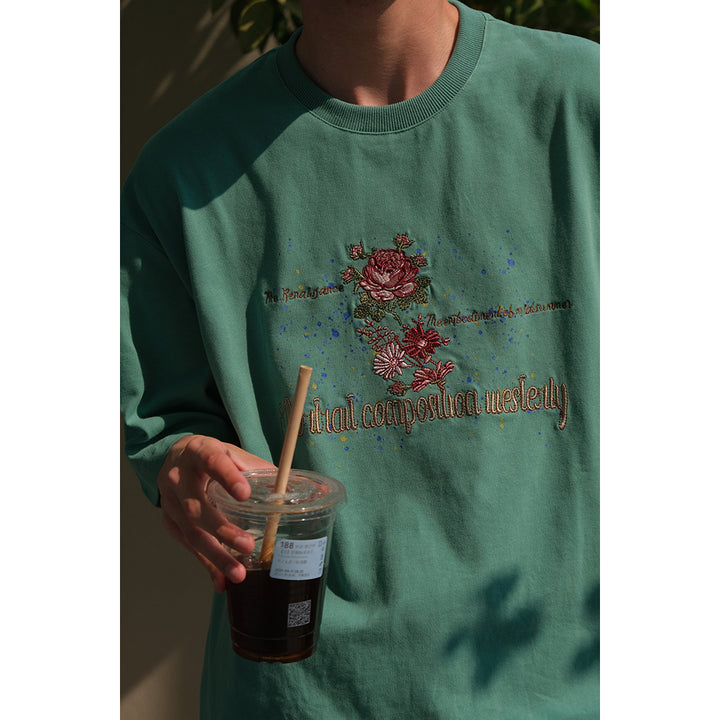 Embroidered Cotton Tee