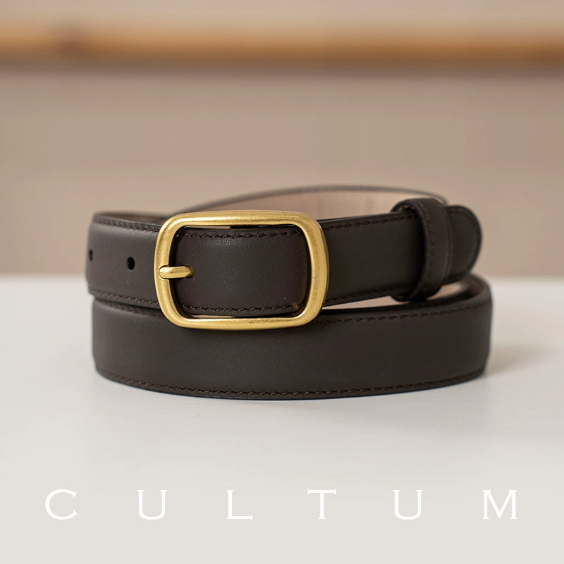 Leather Pin Buckle Belt