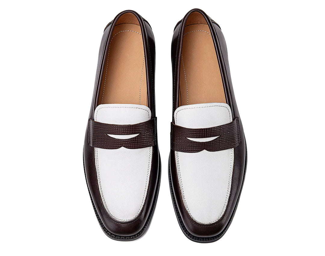 Yizhi Patchwork Loafers